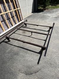 Double metal frame & clean box spring 