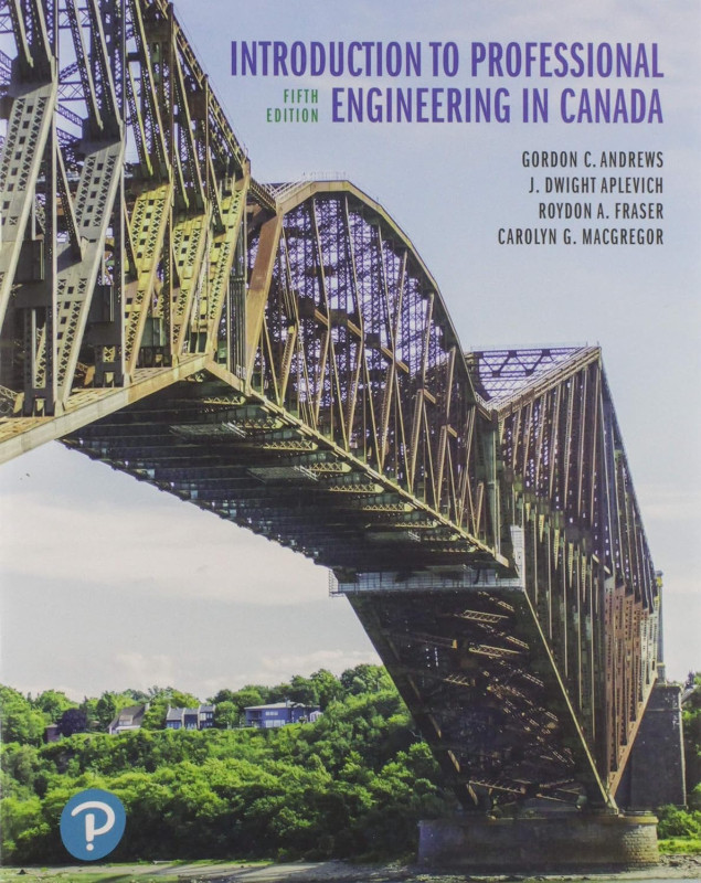 Introduction to Professional Engineering in Canada Fifth Edition in Textbooks in City of Toronto