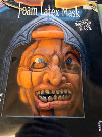 Halloween latex mask -  Pumpkin head 