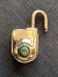Sargent shackle padlock 8077A most scure combination lock
