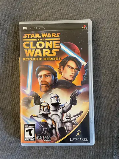 Star Wars The Clone Wars PSP video game