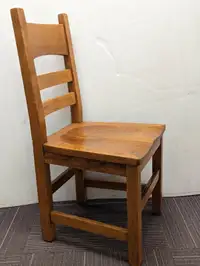 Antique Pair of Oak Dining Chairs