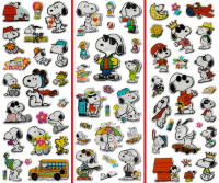 Stickers 3D puffy SNOOPY dog  Peanuts beagle Charles Schulz