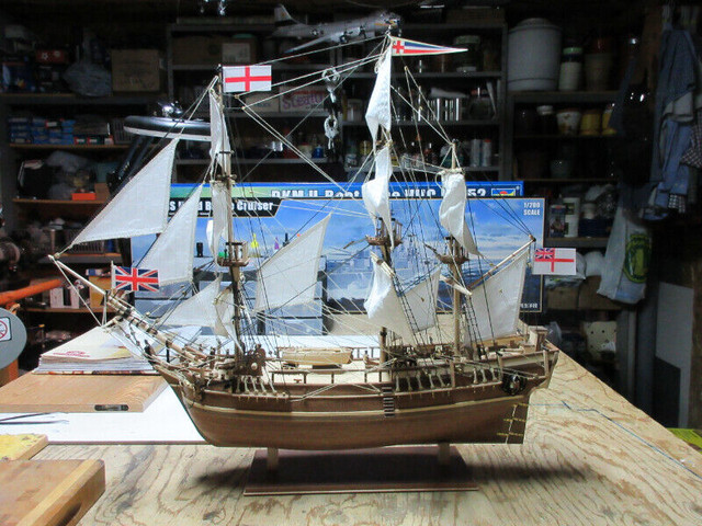 Voilier HMS Bounty modèle réduit  en bois dans Loisirs et artisanat  à Laval/Rive Nord
