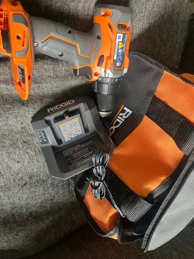 Ridgid drill and charger , View more