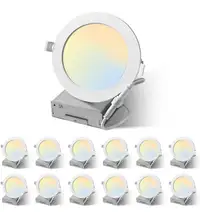 NEW 12 Pack 6 Inch Recessed Ceiling Lights