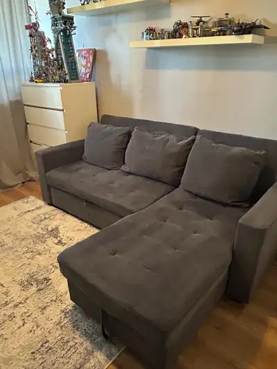 Structube sofa bed-grey, View more