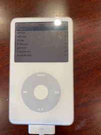 Apple ipod classic 5th generation 30G with charger cable $40