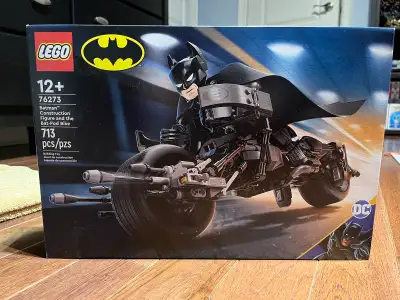 Selling a LEGO DC Batman Batcycle Batmobile 76273 brand new sealed in excellent condition from a pet...