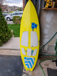 Yellow paddle board