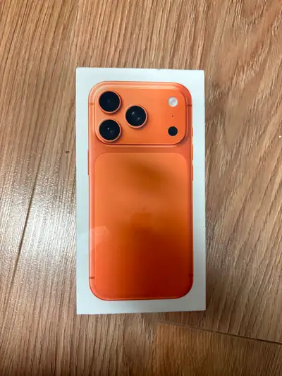 Brand new Apple iPhone 17 Pro in Cosmic Orange with 1TB of storage. Factory sealed, never opened, an...
