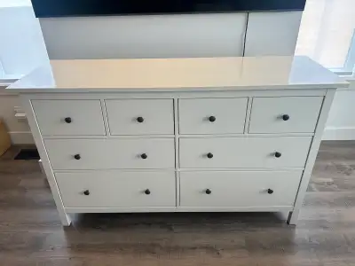 IKEA HEMNES dresser white with 8 drawers , View more