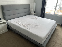 Burk King size Bed - 1 Year Warranty $95 store credit applicable