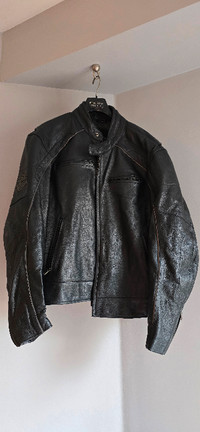 Harley Davidson Willie G Reflective Skull Leather Jacket