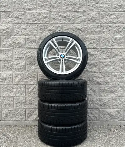 Pirelli Sottozero Winter 240 Serie II Snow Tires and original 19 inch BMW M5 & M6 "Style 408M" Stagg...