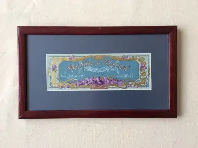 Vintage Collectible French soap label SAVON VIOLETTE DE CANNES, View more