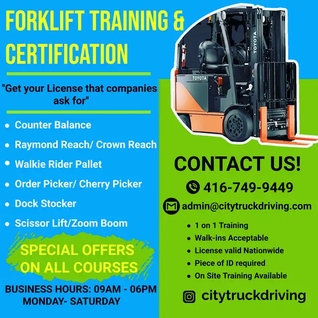 FORKLIFT TRAINING/ LICENSE/ CERTIFICATION65397880503169120