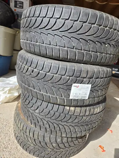 Private seller, not a store. Good condition about 70% left 235 55 17 - Bridgestone Blizzak winter ti...