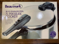 Beaumark 7 Litre Pressure Cooker – Brand New!