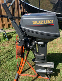 1994 8hp Suzuki 2-stroke long shaft outboard parts