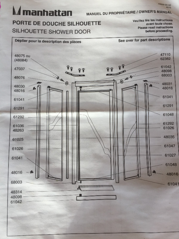 Pivot Corner Shower Kit in Plumbing, Sinks, Toilets & Showers in Muskoka - Image 3