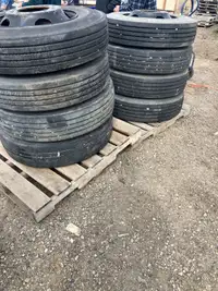 10.00 R22.5  tires with Bud Rims