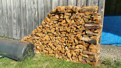 Seasoned wild cherry wood great for outdoor BBQ and wood smokers, $2 a piece. The picture in add is...