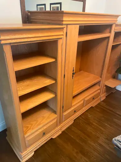 Entertainment unit -3 pieces, View more