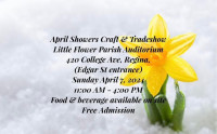 April Showers Craft & Tradeshow 11:00a.m.-4:00p.m.