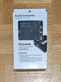 [NEW] Digital to Analog Audio Converter