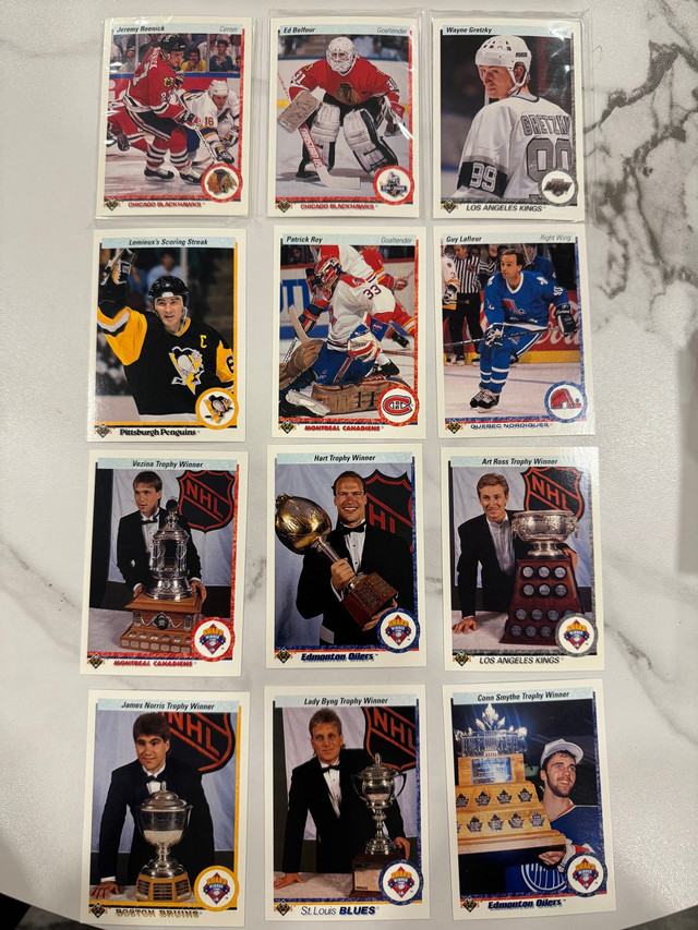 1990-91 Upper Deck Low & High series hockey cards in Arts & Collectibles in St. John's