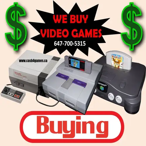 ⭐ CASH FOR YOUR VIDEO GAMES !!