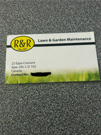 Lawn & Garden Maintenance 