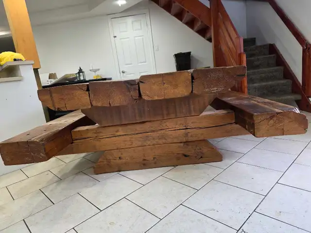  Solid Antique Farmhouse Dining Table – Statement Piece  in Dining Tables & Sets in Cornwall - Image 3