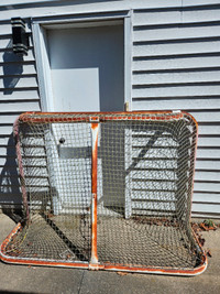 2 hockey nets.
