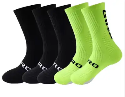 HI-VIZ /BLACK PRO CYCLING BIKE SOCKS GIRO MAVIC BREATHABLE COMFY, View more