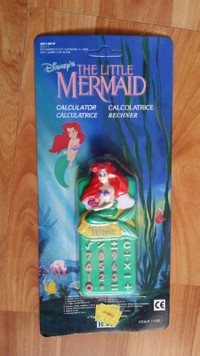 New Carded Disney's The Little Mermaid Calculator By Hope