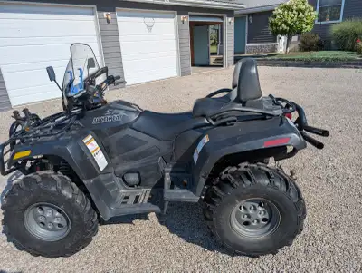 Price reduced to $4,400 Arctic Cat TRV , designed for comfortable two up riding, with room for two a...
