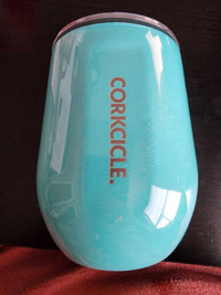 Corkcicle stainless steel stemless wine cooler