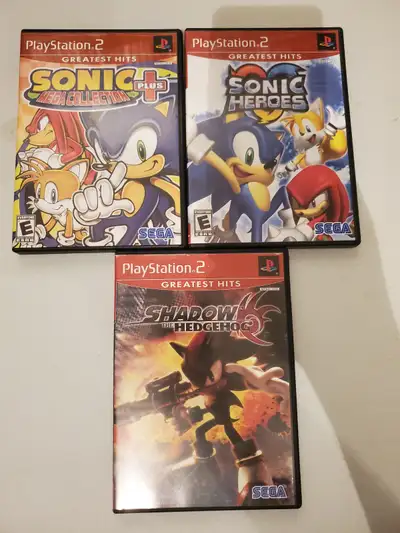 PS2 Sonic Bundle SHADOW HEROES MEGA COLLECTION PLUS, View more