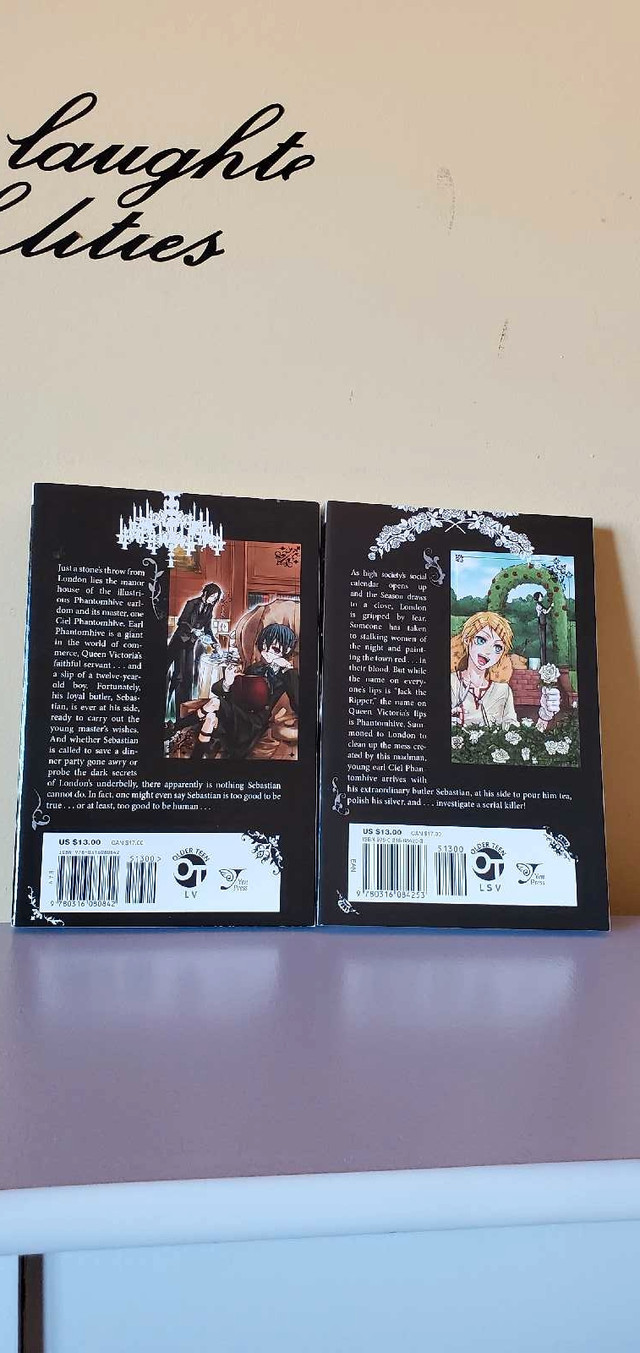 Black Butler Manga - Volume 1 & 2 in Comics & Graphic Novels in Mississauga / Peel Region - Image 4