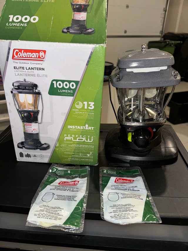 Coleman Elite Pro Propane Mantle Camping Lantern with Hanging Ho in Other in Edmonton