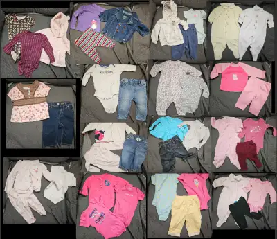 Baby clothes sizes 3-6 months and 6 months. Excellent condition. Smoke free home. Asking $20 for eve...