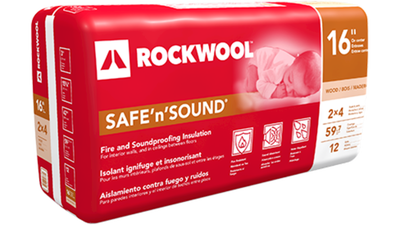 Safe N Sound 2x4 wood stud 16" Insulation 59.7 sqft/bag, View more