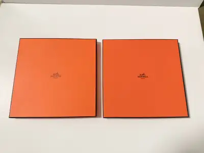 Up to 20 Hermes empty scarf gift boxes, View more
