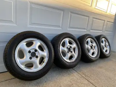 O.B.O.-Michelin Defender / Bridgestone Ecopia Tires - 205/60 R15 x 4 bolt lugnut pattern Originally...