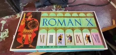 Vintage Roman X boardgame, View more