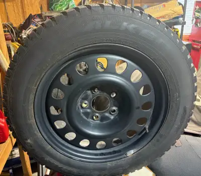 Falken F-Ice 1 tires with rims Size 235/60R18 107T used only one winter pick up in the south end