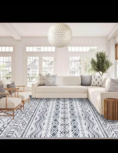 5x7ft Area Rug, Non-Slip Non-Shedding Soft Area Rug for Living R, View more
