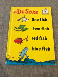 Dr Seuss book - One Fish Two Fish Red Fish Blue Fish